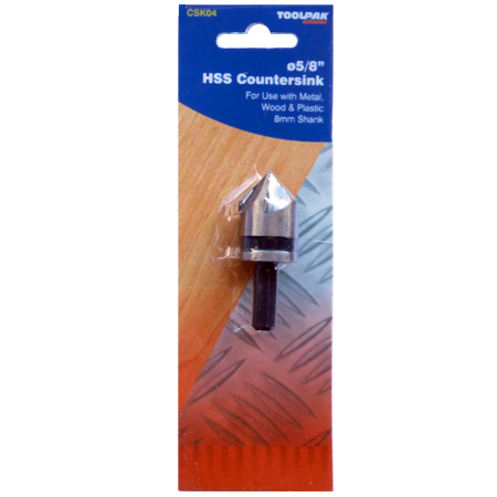 Rose Countersinks 5/8" HSS Toolpak 